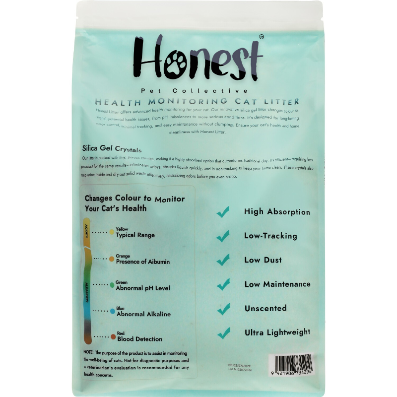 Honest Pet Collective Health Monitoring Cat Litter 2.7 KG/7L