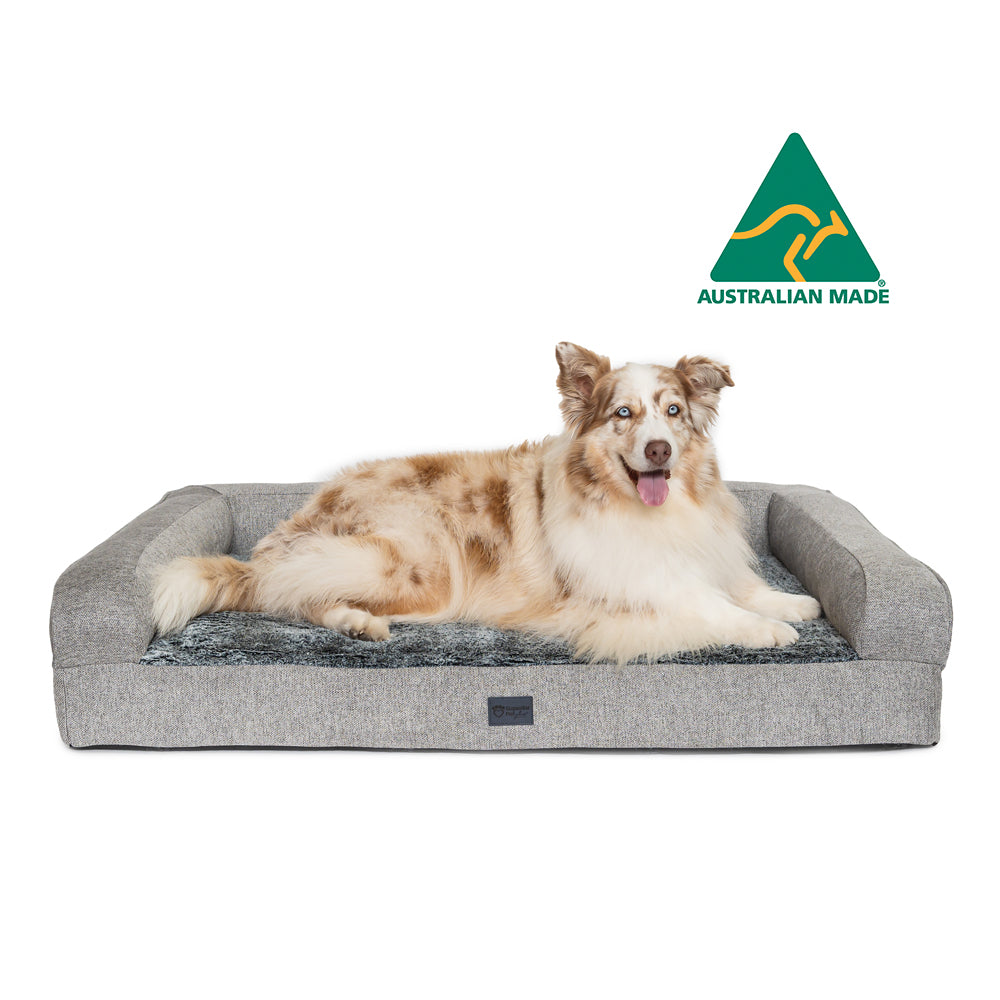 superior pet goods, orthopaedic dog bed, australian made, dog in bed
