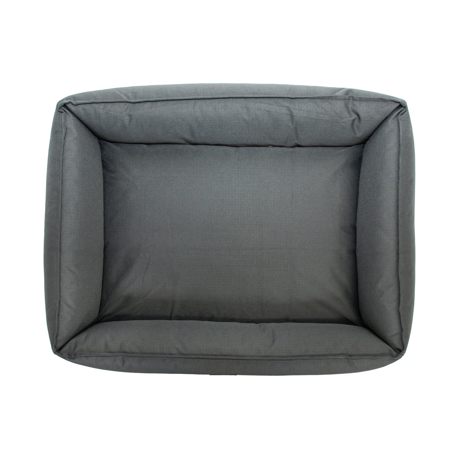 Ripstop Dog Lounger Jungle Grey top of bed